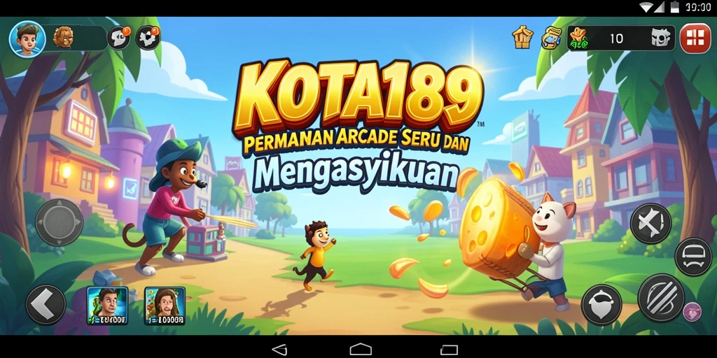 Tangkapan layar menunjukkan gameplay seru KOTA189 yang penuh aksi.