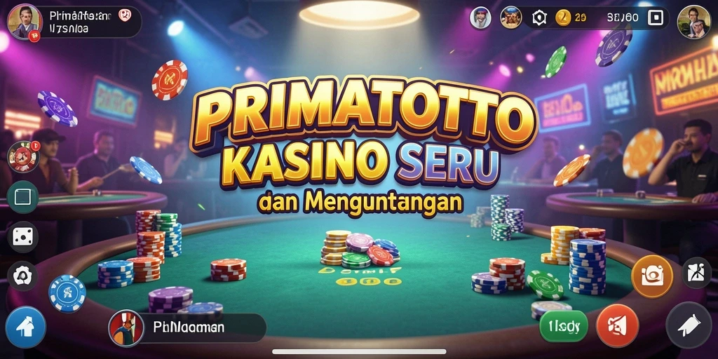 Screenshot gameplay menampilkan pengalaman bermain Kasino yang menegangkan.