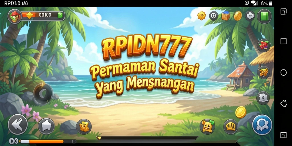 Tampilan gameplay yang menyenangkan dan penuh warna di RPIDN777.