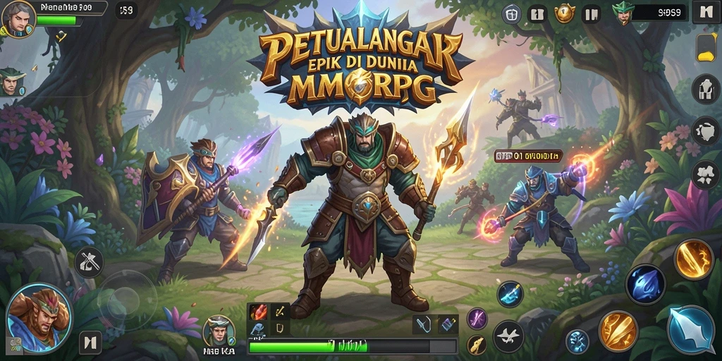 Tampilan gameplay S9S9 yang mendebarkan dalam dunia MMORPG.