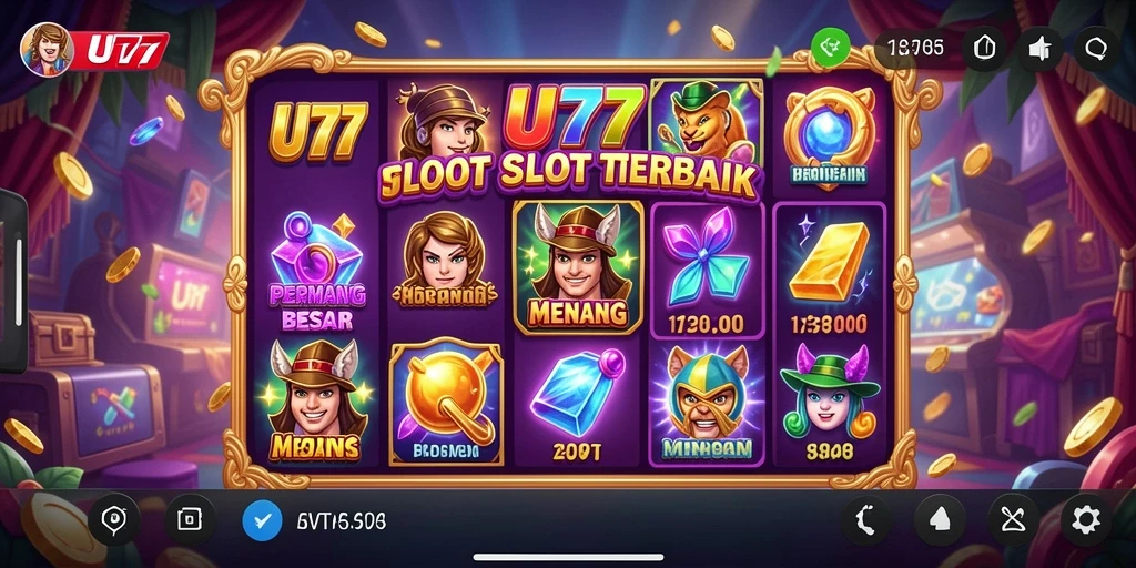 Tampilan permainan Slot di UT77 dengan fitur menarik.