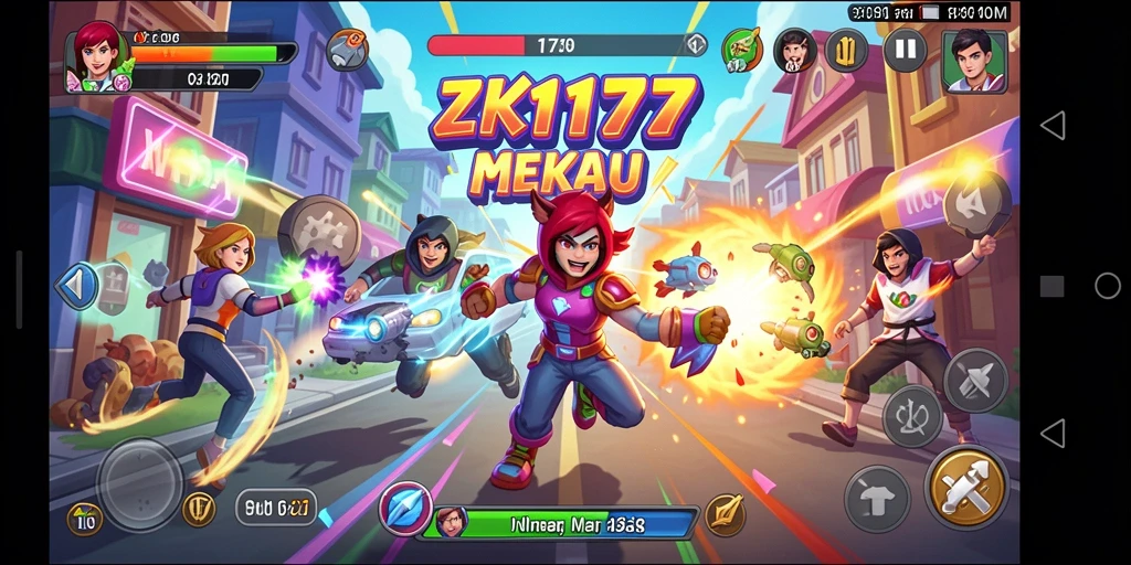 Tampilan seru dari gameplay ZK1177 yang menarik dan dinamis.